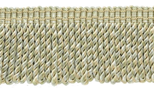 Frange perles avec - de, 3"