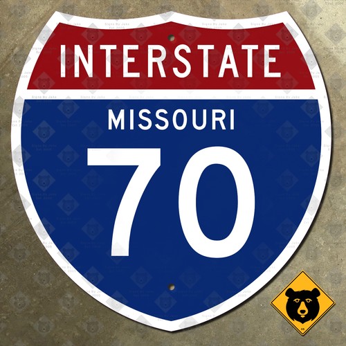 Missouri interstate route - missouri, 70