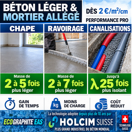 Beton leger chape légére - beton,
