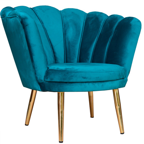 Fauteuil chaise velours - fauteuil,