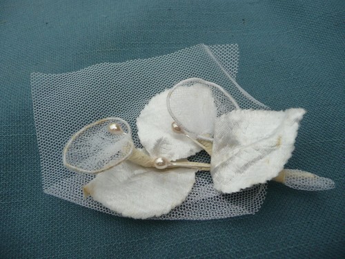 Belle fleur tissu tulle - en,