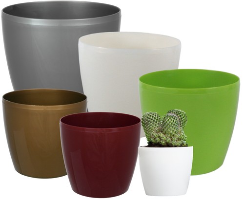 Plastique cache pot fleurs - cache-pot,