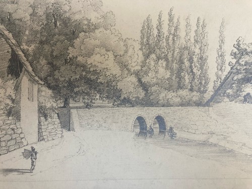 Grand dessin xixe 1850 - xixe, crayon