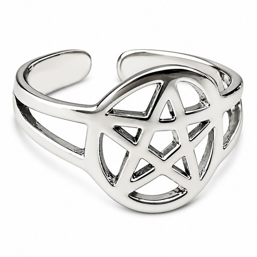 Bague pentacle orteil midi