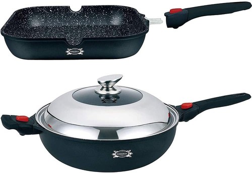 Fonte aluminium wok32cm - fonte, d'aluminium