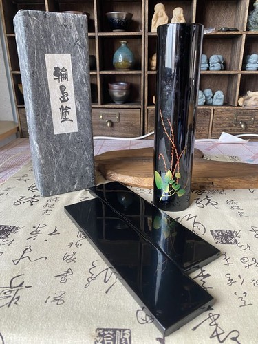 Vase ikebana japonais laque - vase,