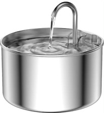 Fontaine à Eau pour Chat en acier Inoxydable AOOGITF. Capacité de 2,2 litres.