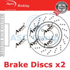 2x Apec BRAKING 312mm Cross