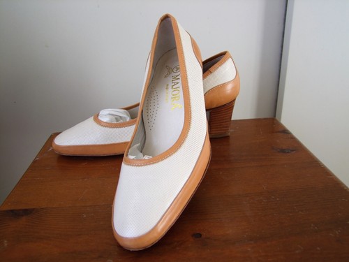 Escarpins cuir bicolore - , majora