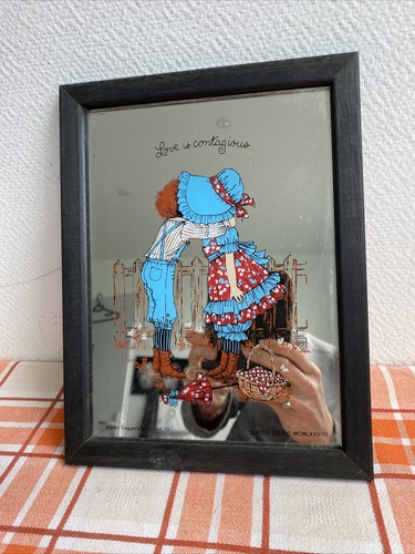 Ancien cadre miroir décor - miroir,