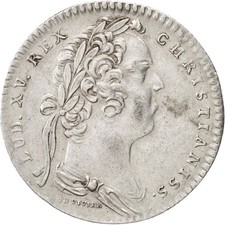 France, Jeton, Royal, Louis XV, 1737, SUP, Argent, Feuardent:2888 var.