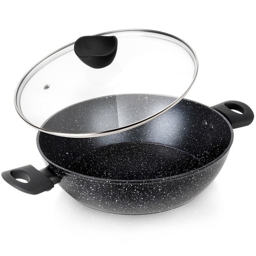 Poêle profonde granit avec - poêle,