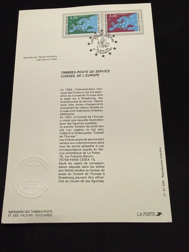 Encart philatélique 1er - 1er, jour