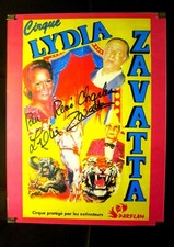 Affiche cirque lydia zavatta - affiche,