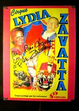 AFFICHE CIRQUE Lydia ZAVATTA