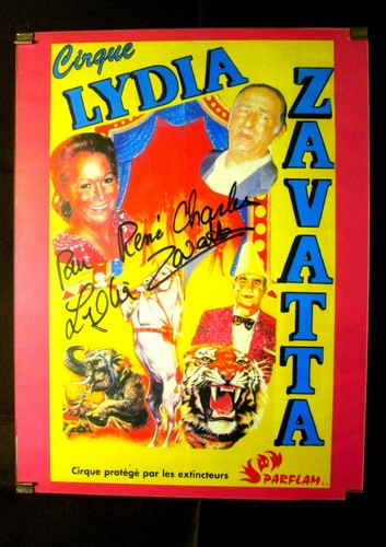 Affiche cirque lydia - affiche,