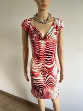 Robe imprimée multicolore à manches courtes Jacqueline Riu taille 36 TBE