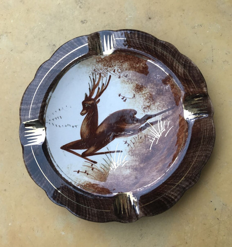 Cendrier cerf bequet - h,