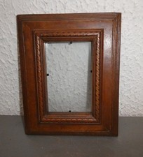 ANCIEN CADRE PHOTO EN BOIS MASSIF.