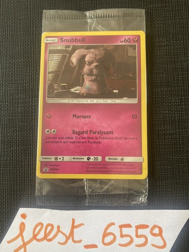 Carte pokemon snubbull sm200 - carte,