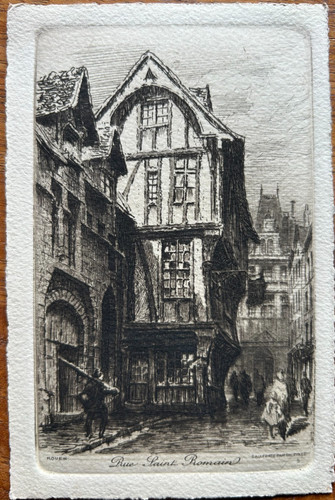 Cpa rouen rue saint romain - 76,