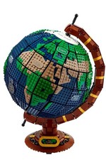Construction Globe terrestre 2585 pièces, compatible LEGO 40cm
