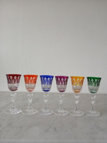 Verres couleur en cristal - couleur,