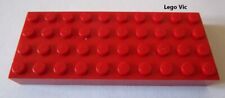 Lego 6212 Brick 4x10 Red City