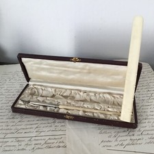NÉCESSAIRE D’ÉCRITURE Ancien Fin XIXè Porte Plume Coupe Papier Victorian Case