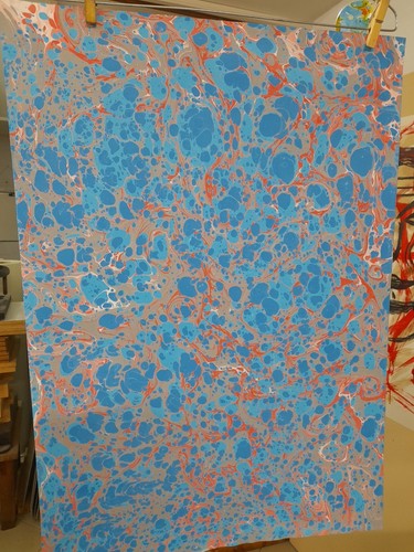 Papier marbré cuve - papier, de