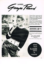 PUBLICITE ADVERTISING   1962   GEORGES PICAUD   laines