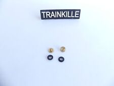 HORNBY 2 VIS  + 2 RONDELLES CAOUTCHOUC FIXATION BOGIE MOTEUR LOCOMOTIVE BB 12061