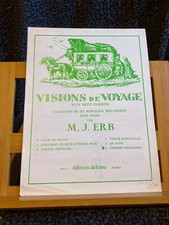 M.J. Erb Fanfare Villageoise pour piano Visions de voyage n°6 partition Delrieu