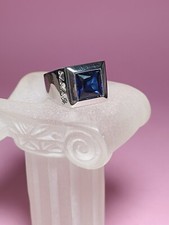 Bague Argent Et Saphirs De
