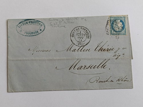 Lettre ancienne cérès 25c - ancienne,