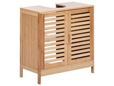 Meuble lavabo bambou - de,