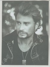JOHNNY  HALLYDAY   N° 172  : PHOTO DE MAGAZINE  PLASTIFIEE .
