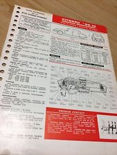 Fiche technique automobile Citroën DS23 injection électronique édition 1973