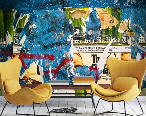 Blue poster k5627 wallpaper - 3d,