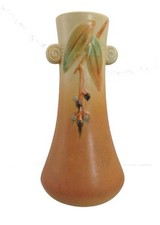 Brown Weller Cornish Vase with