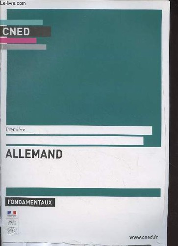 Cned allemand première - allemand,