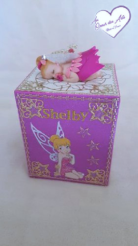 Tirelire bébé fimo fille