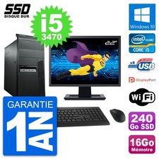 PC Tour Lenovo M92p Ecran 22"
