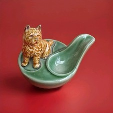 Superbe porte pipe chien westie en porcelaine anglaise wade vintage