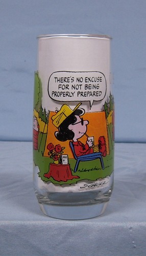 Camp snoopy collection glass - camp,