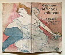 TOULOUSE LAUTREC Lithographie Originale Catalogue Affiches Arnould 1896