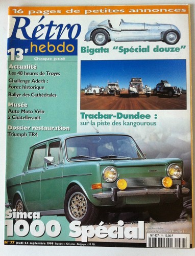 Retro hebdo simca - retro, 1000