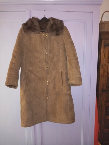Manteau daim avec doublure - en,