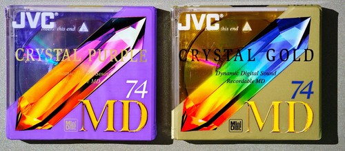 Minidisc vierges jvc - vierges, crystal