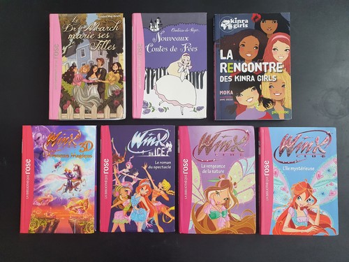 Livres bibliothèquerose lot - livres,